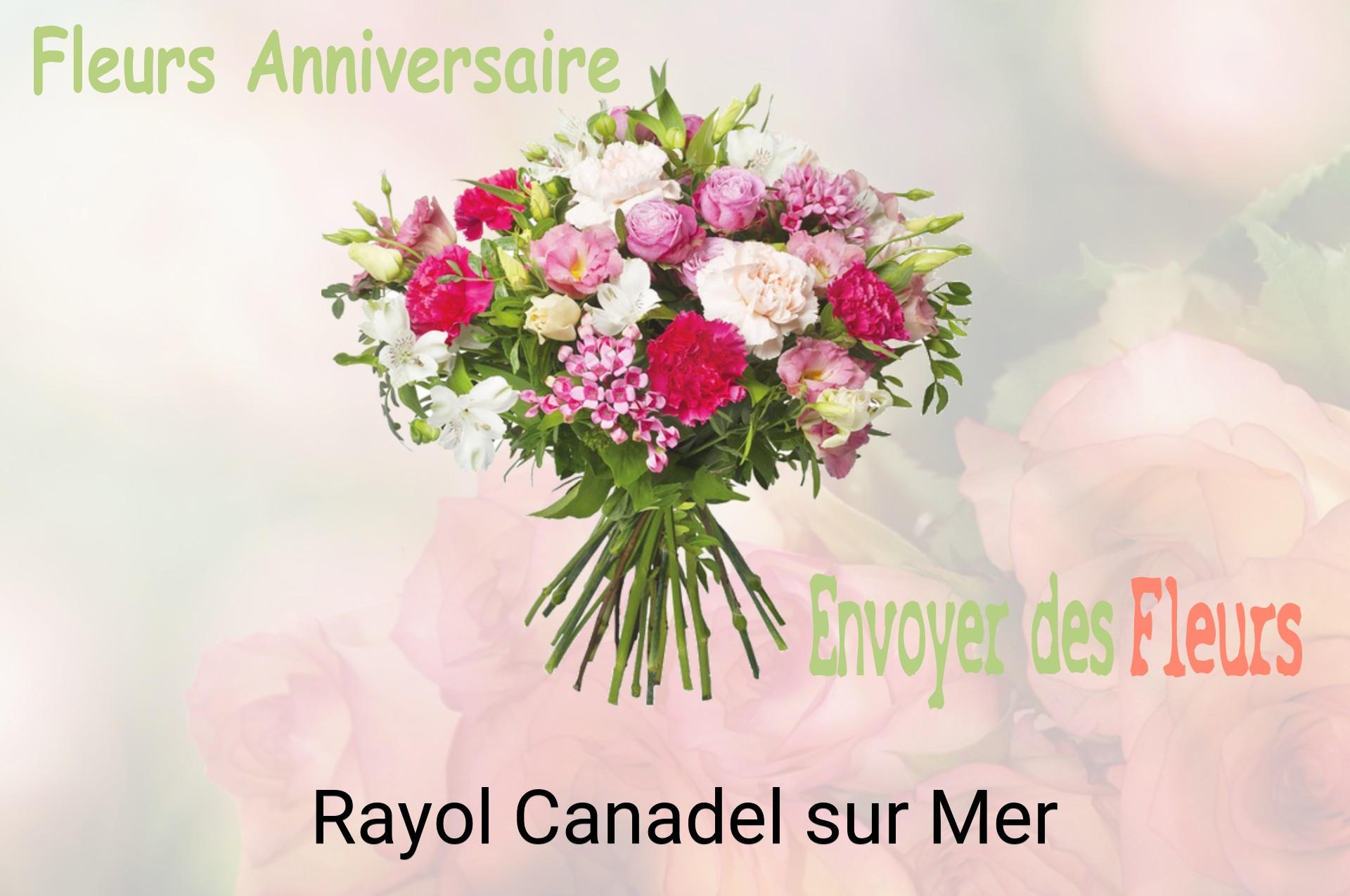 Bouquet de fleurs d’anniversaire livré à Rayol-Canadel-sur-Mer